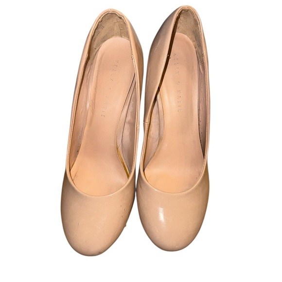 🛑 SOLD Kelly & Katie Nude Heels - Picture 2 of 7